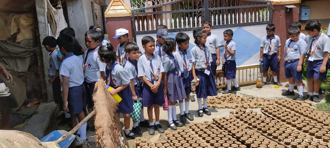 Visit to nearest Pottery Workshop 
